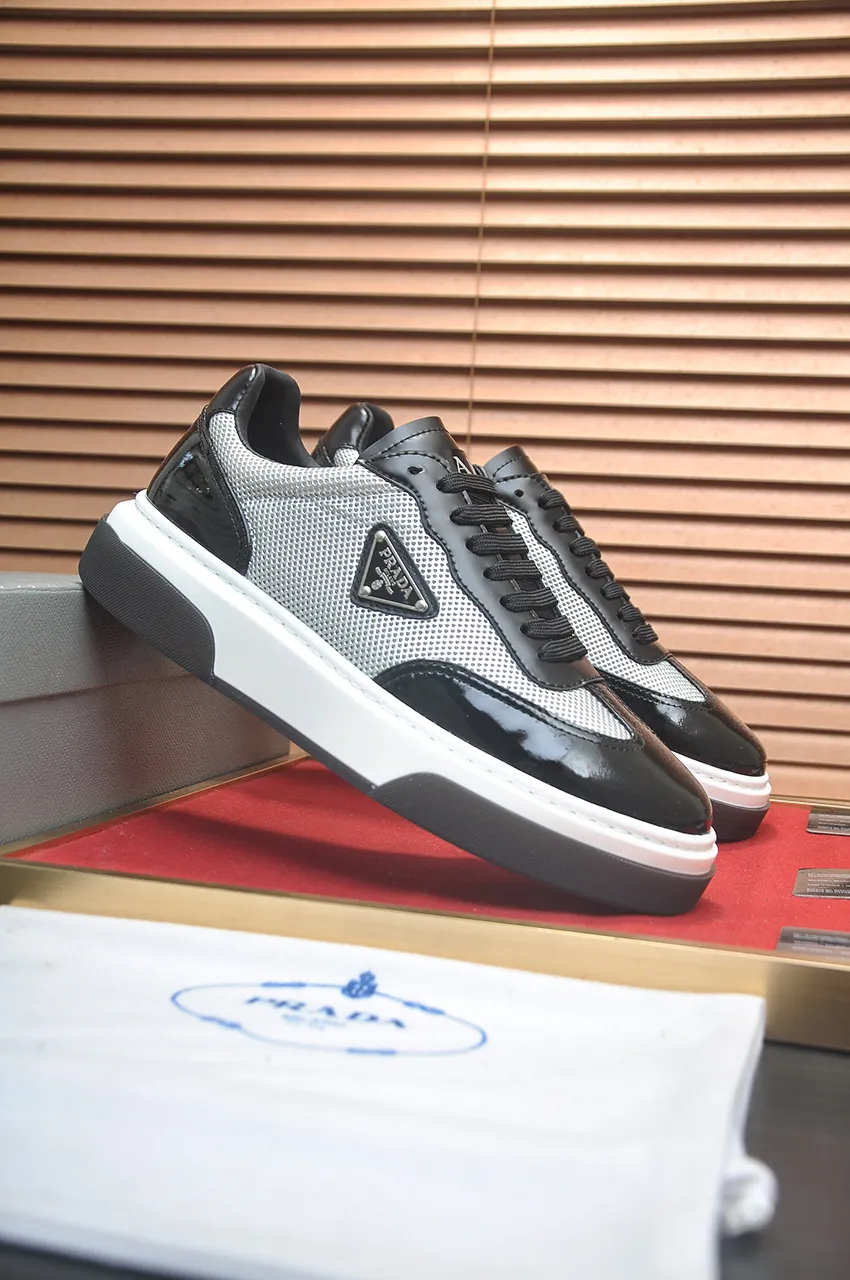 Men's shoes 💰580💶【PRADA】Top original, new season, high quality original goods, top imported calfskin with original imported glue, imported cowhide inside with original cowhide feet, original outsole! Quality guaranteed! Code 38-45 (45 customized)